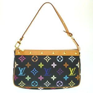 Louis Vuitton Monogram Multicolore Multicolor Accessory Pouch Noir Black LV
